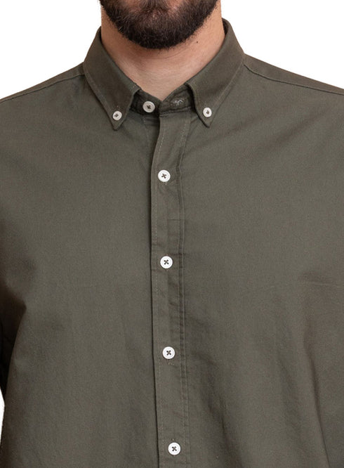 Olive Oxford Shirt